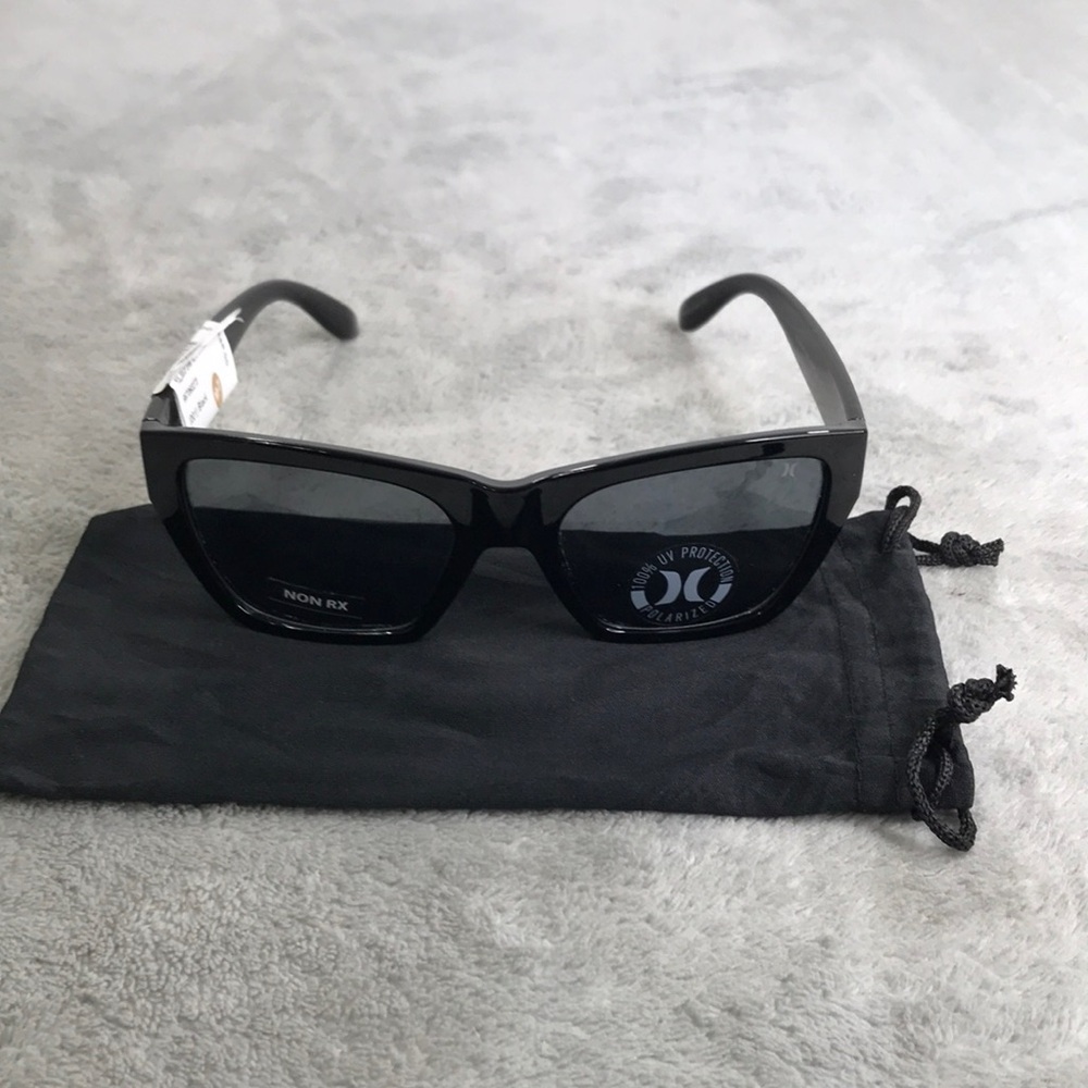 Hurley Newport HSL3003PSWM Sunglasses Black New